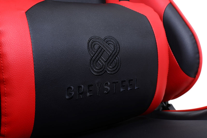 Greysteel Gaming Chair Pink and Red