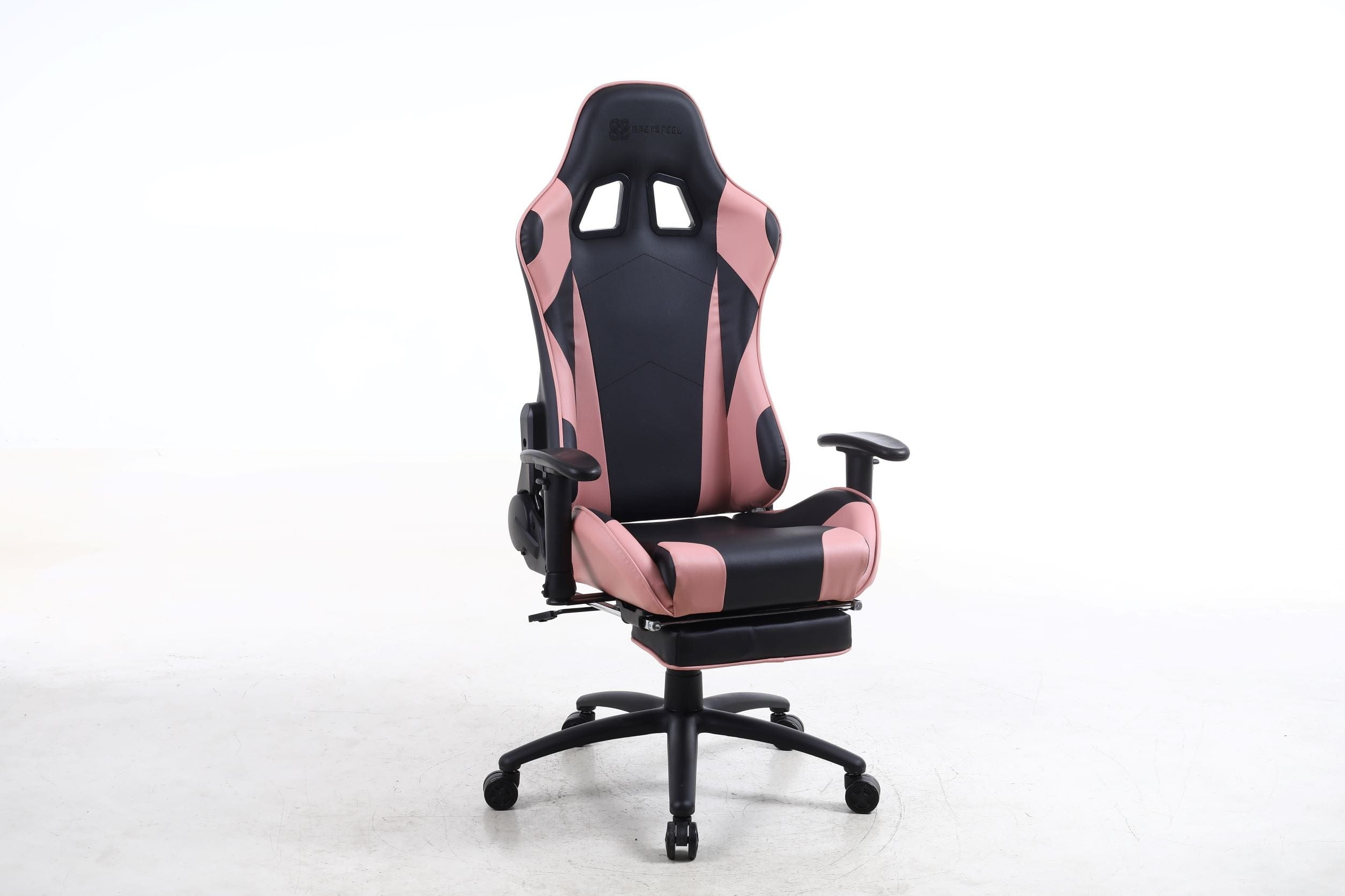Greysteel Gaming Chair Pink and Red